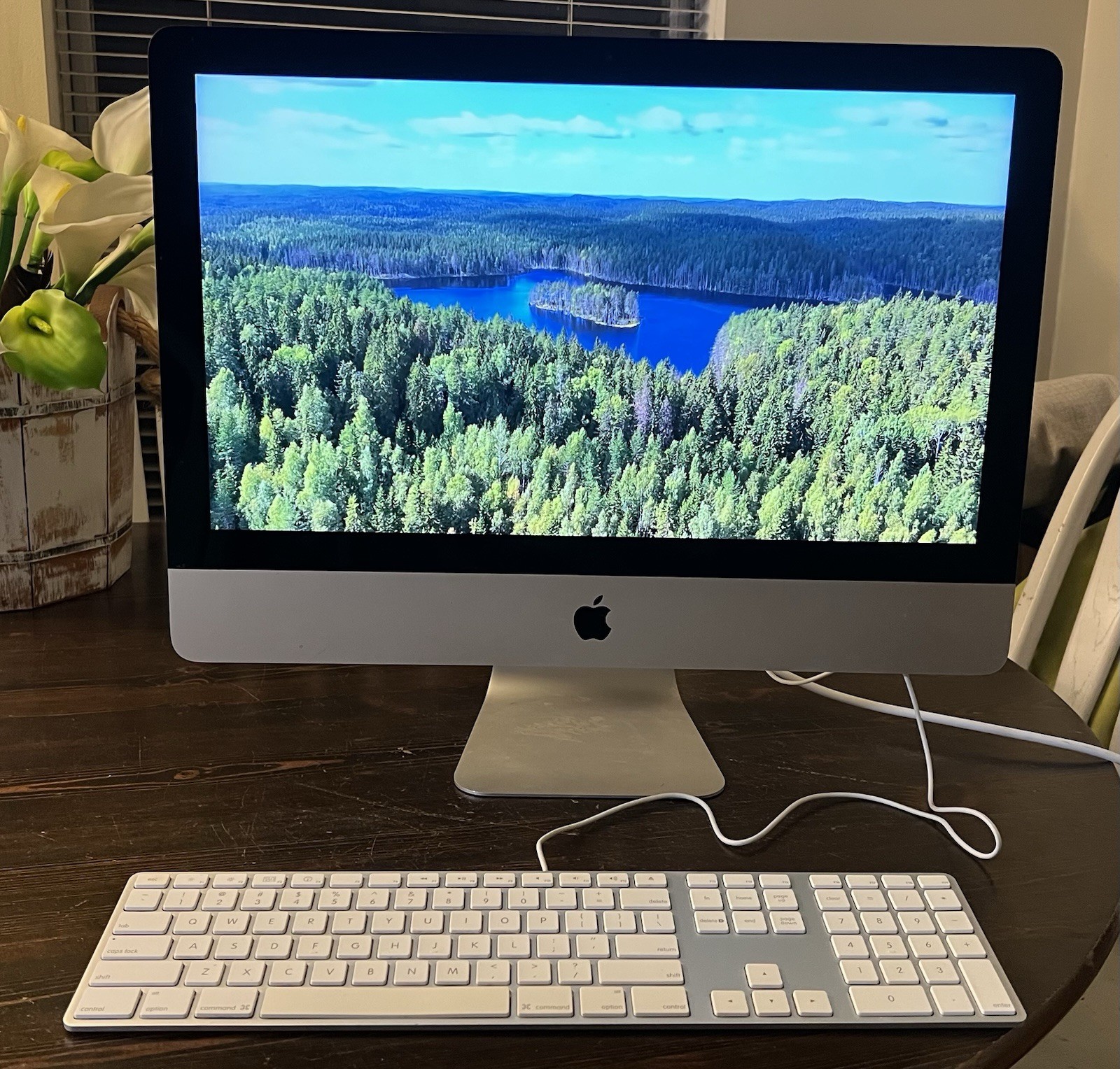 Apple iMac 21.5” Retina 4K 2017 i5 3GHz 8GB 1TB HDD A1418 A1243 Keyboard EMC3069