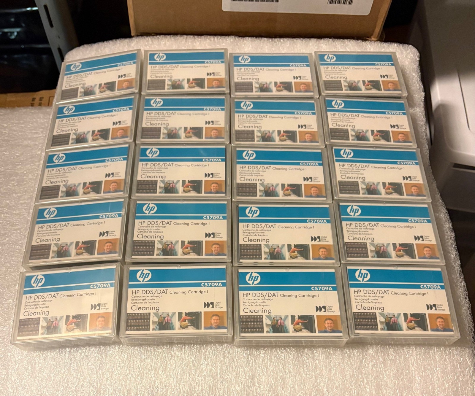 C5709A NEW HP DDS/DAT CleaningCartridge DAT72 DDS4 DDS3 Drives 9164-0341 (20PK)