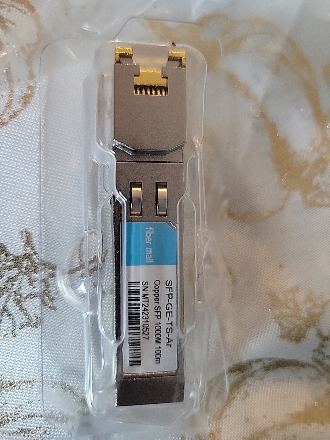 Fiber Mall  SFP-GE- TS-Ar  SFP Copper 1000M 100m Transceiver 