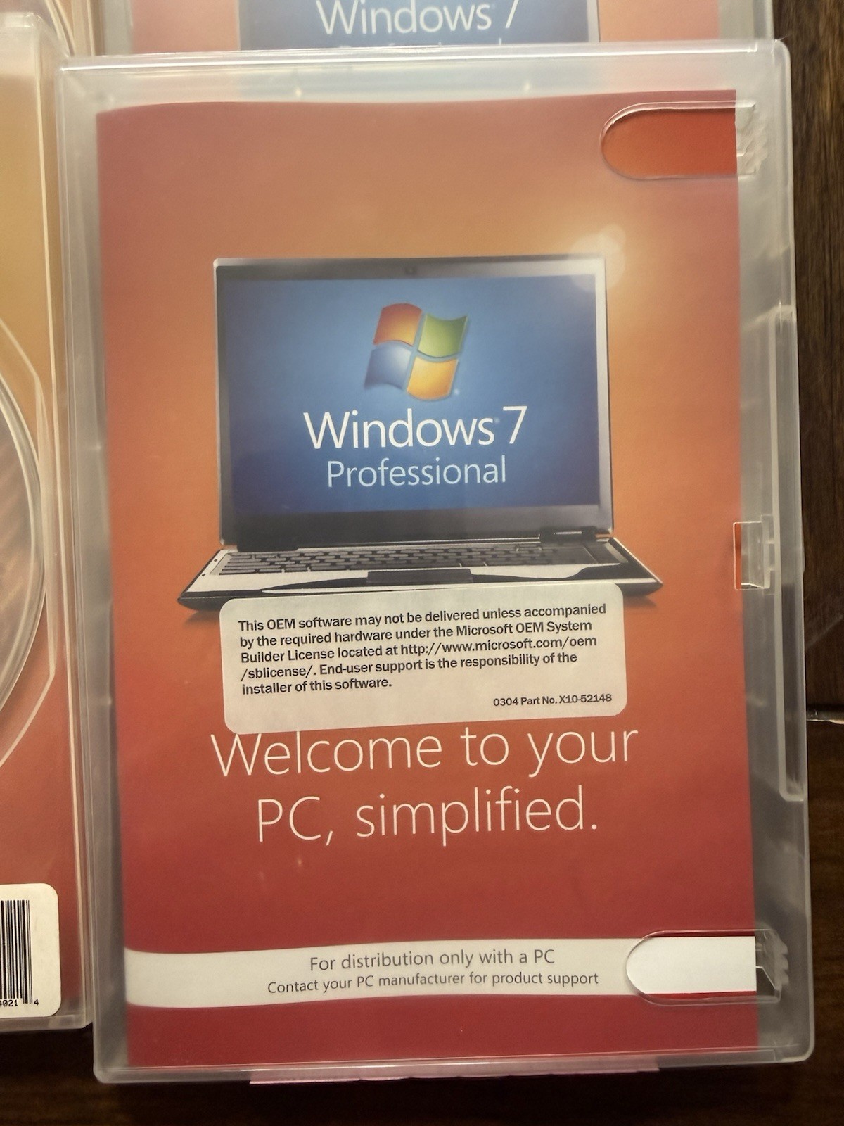 Microsoft Windows 7 Professional 32-Bit OEM DVD – Factory Sealed – NO KEY/COA