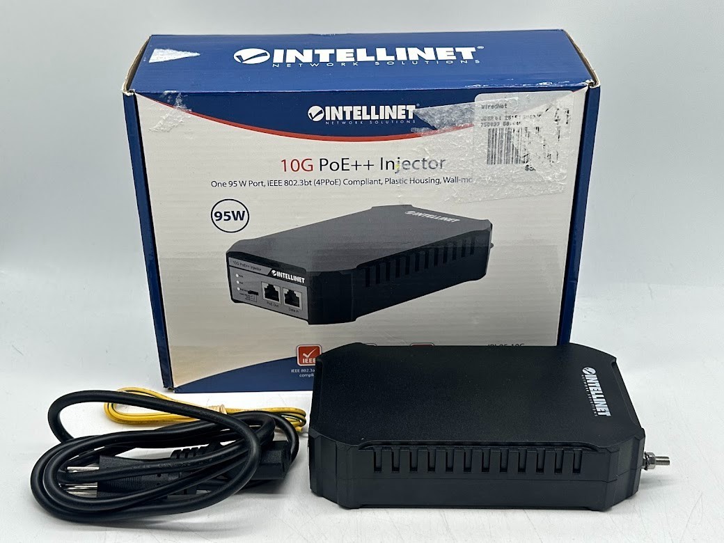 Intellinet 10G Poe++ Injector 95W Power Over Ethernet Output