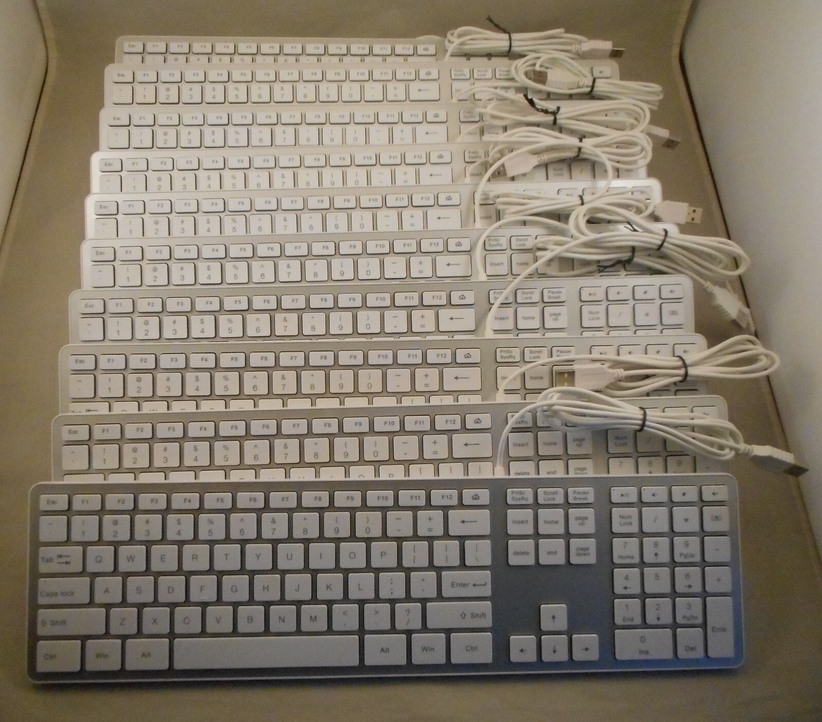 Generic USB Keyboards (Lot of 10)