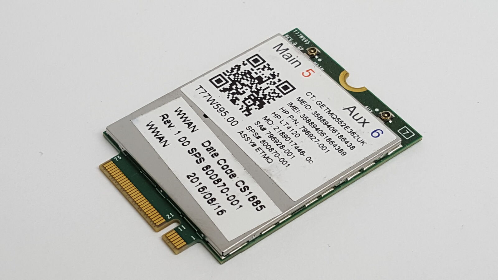  For HP Probook/EliteBook 800870-001 4G LT4120 WWAN Module 796927-001 796928-001