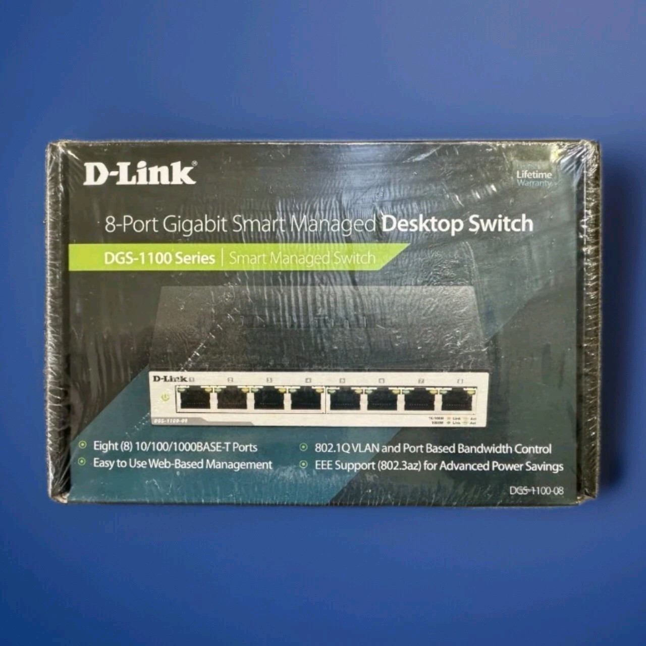 D-LINK 8 Port Gigabit Smart Managed Desktop Switch (NIB)