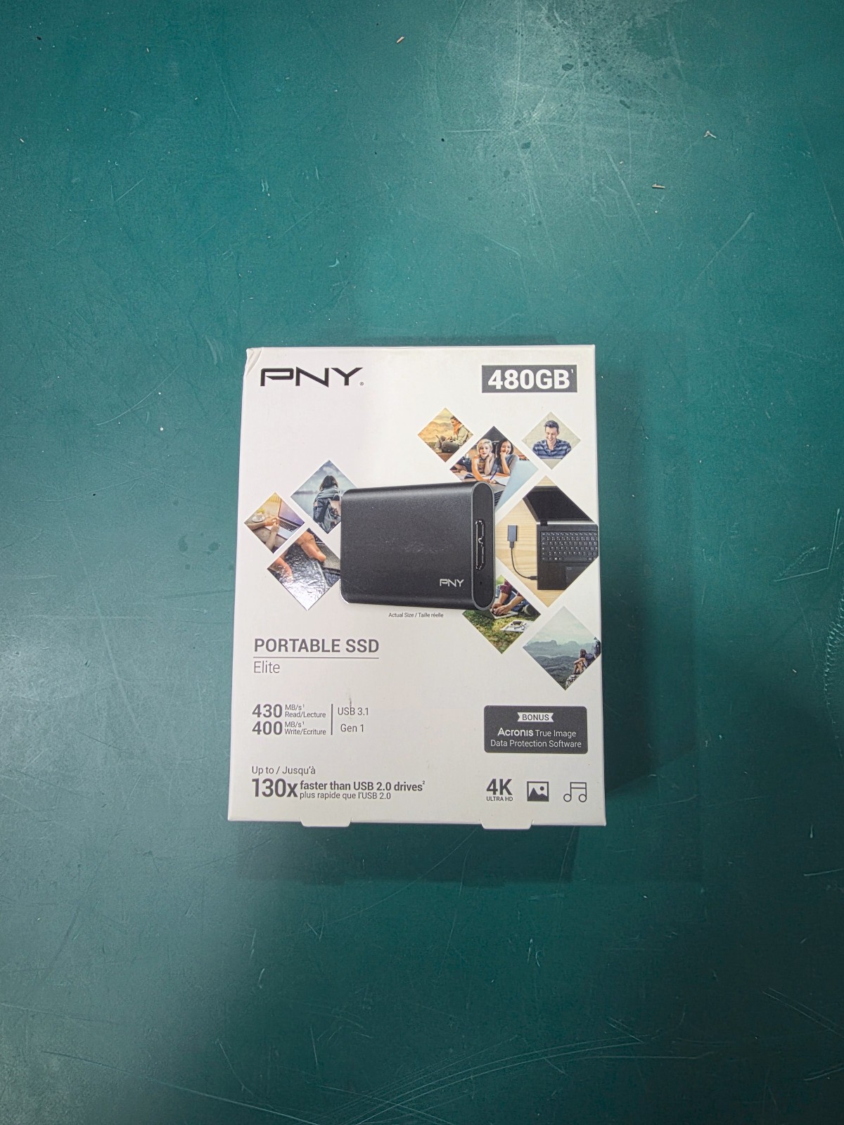 PNY Portable SSD Elite 480GB USB3.1