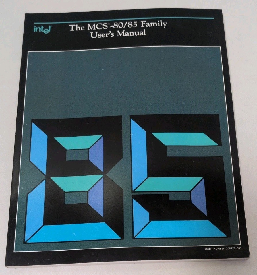 Vintage Intel Book, The MCS -80/85 Family User's Manual, 205775-003, 