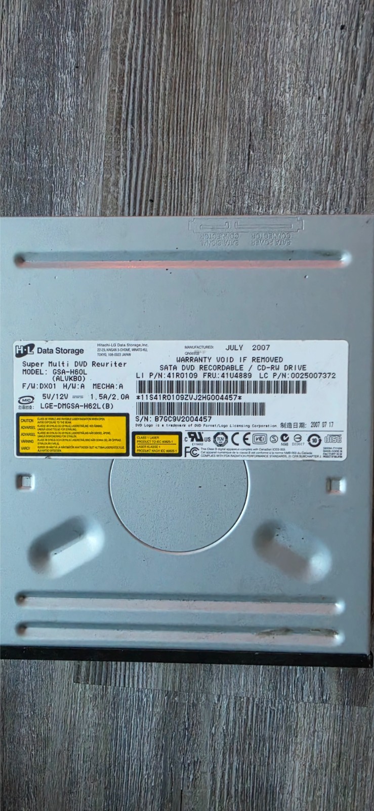 Lot of 8 DVD CD Optical Drives SATA Untested As-Is No Returns