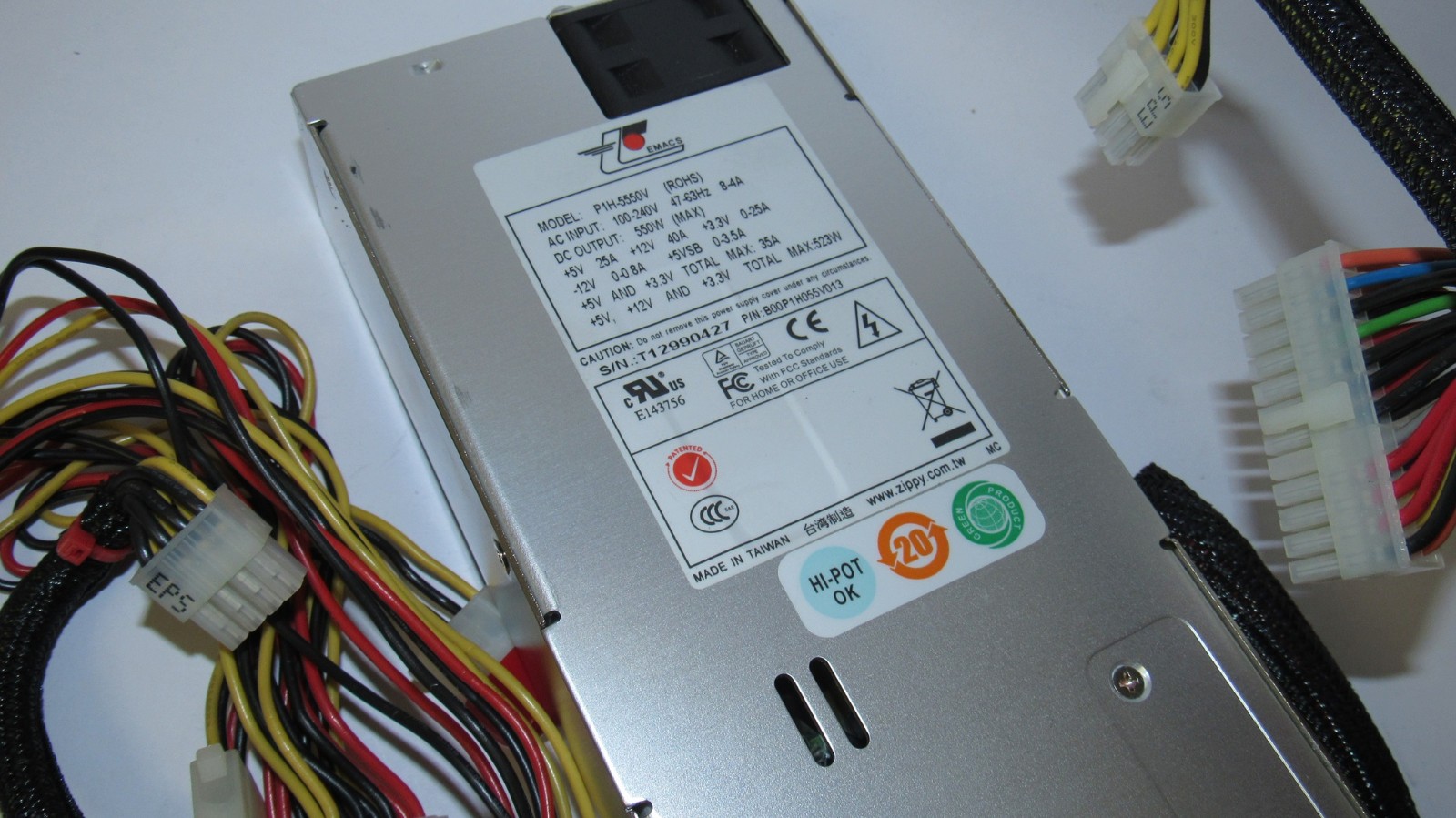 EMACS P1H-5550V 550W  Power Supply B00P1H055V013