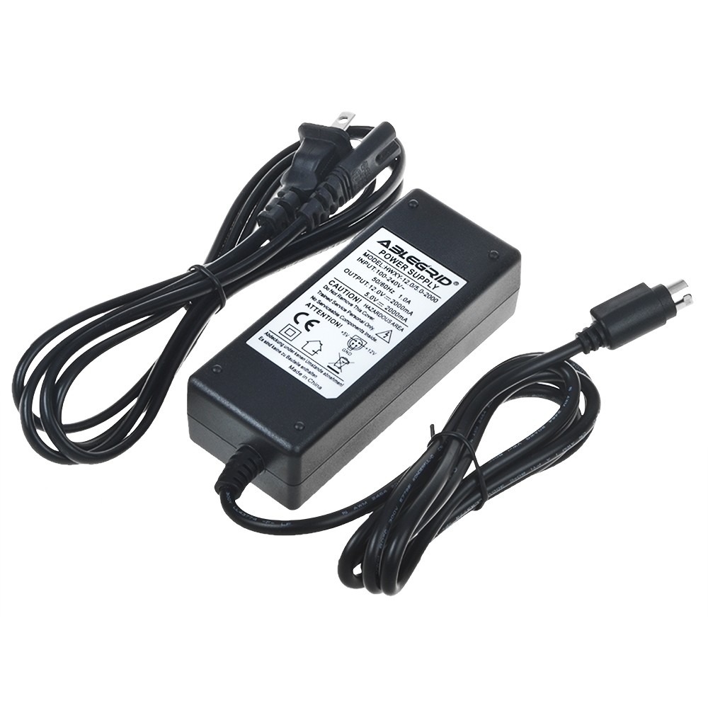 4-Pin 5V 12V Adapter Power for AcomData External Subsystems Hard Drive Charger