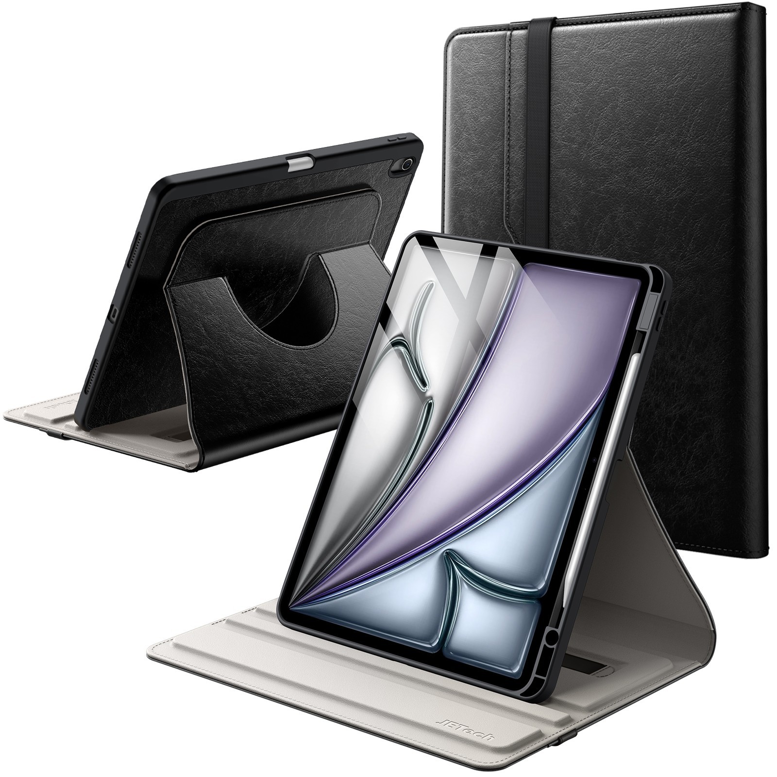 JETech 360° Rotating Case for iPad Air 13-Inch M4/M3/M2 (2026/2025/2024)