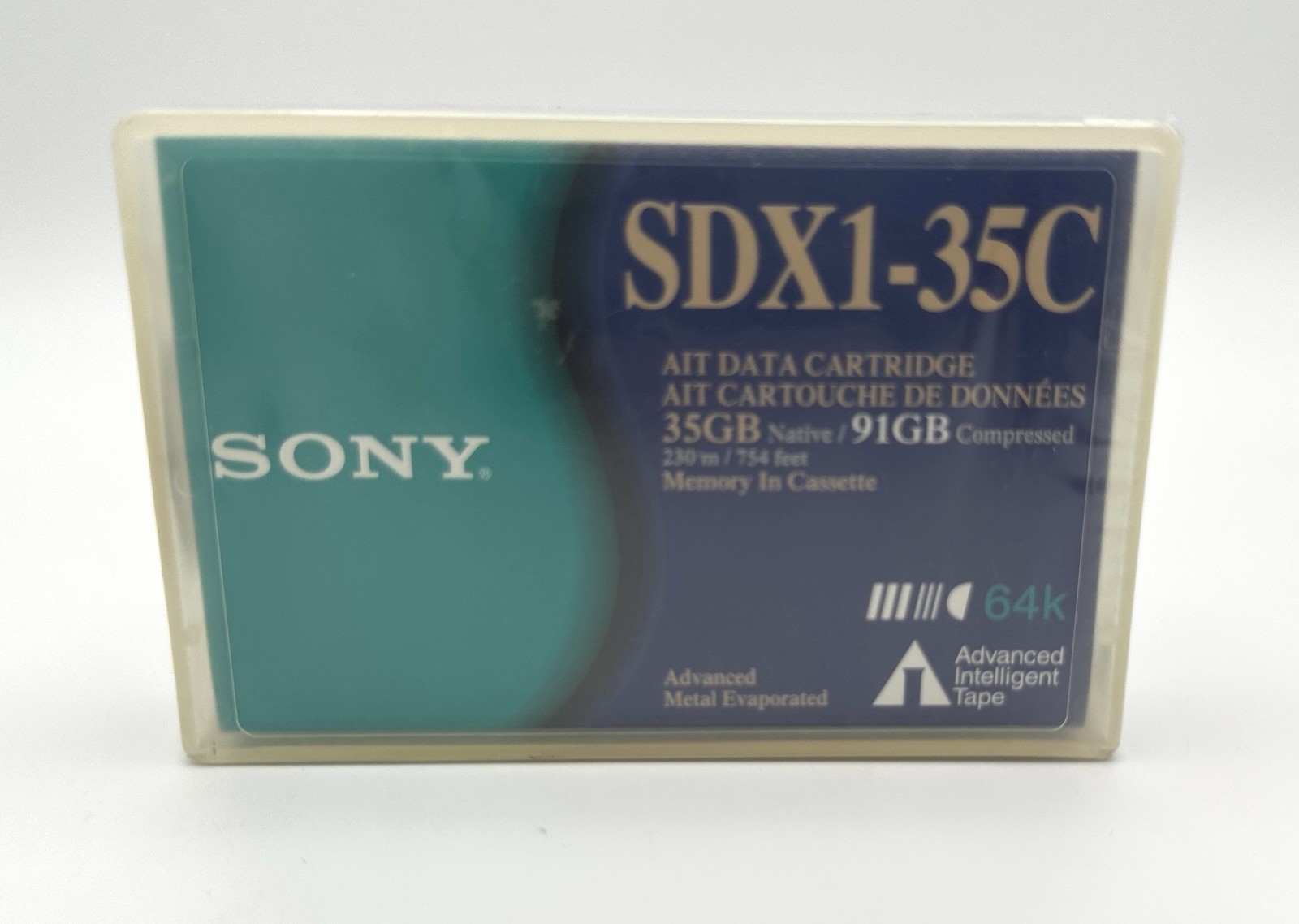 NEW SEALED GENUINE OEM Sony SDX1-35C AIT-1 Data Tape Cartridge 35GB/91GB FS
