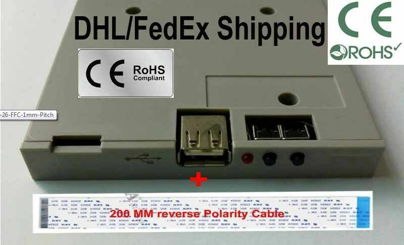 Slim Floppy drive Emulator Tektronix Oscilloscopes   (1.44mb - 26 FFC 1mm Pitch)