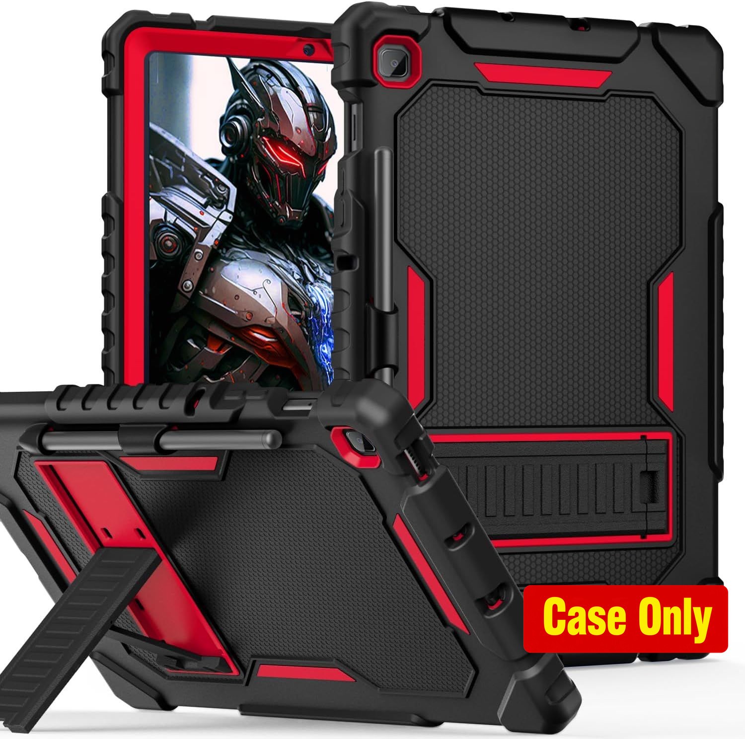 Rugged Shockproof Case for Samsung Galaxy Tab S6 Lite 10.4" with S Pen Holder