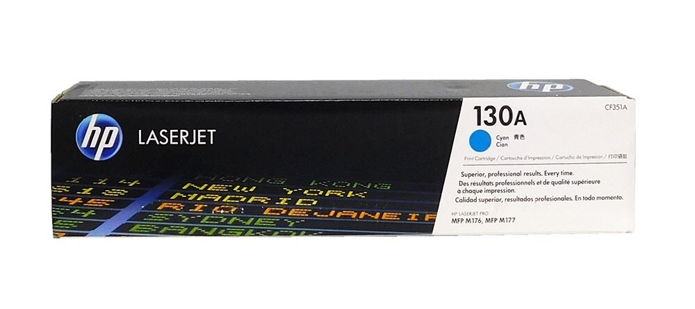 HP 130A/CF351A Cyan Toner Cartridge for LaserJet Pro M176/M177