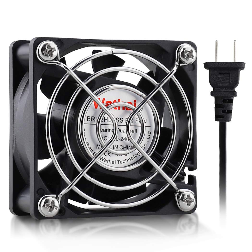 EC Brushless Cooling Fan AC 110V 115V 120V 220V 240V Axial Fan Ball Bearing 60Mm