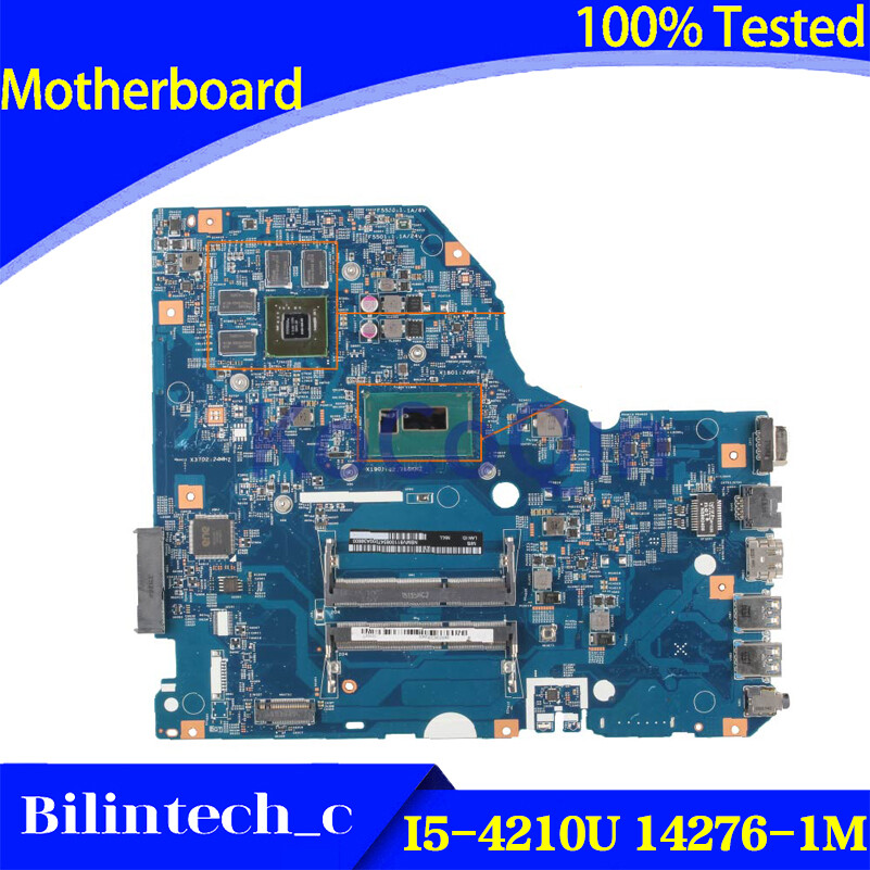 FOR ACER Aspire E5-772 E5-772G Motherboard I5-4210U 14276-1M DDR3