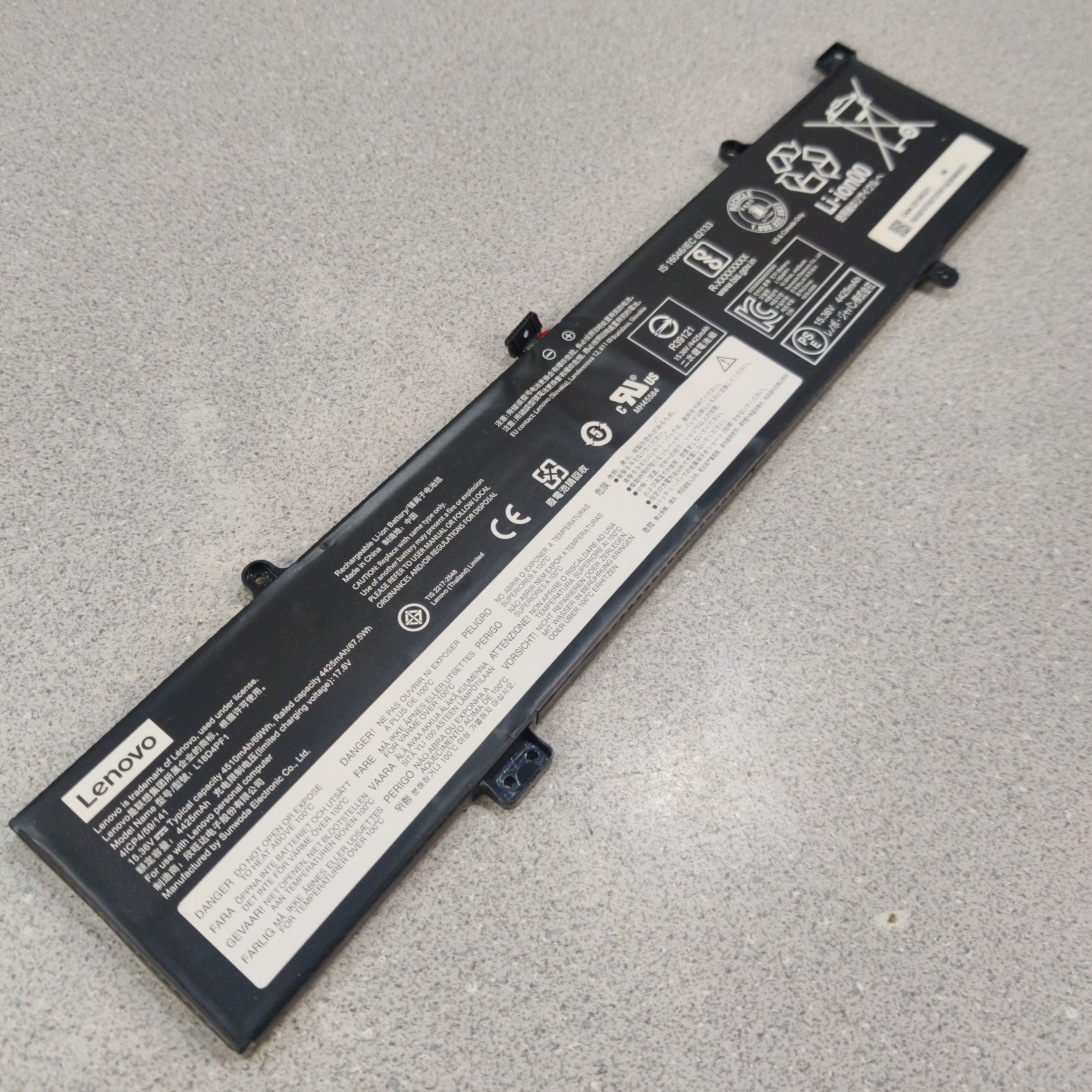 Genuine Battery L18M4PF1 L18D4PF1 For Lenovo IdeaPad S740-15IRH Yoga C940-15IRH