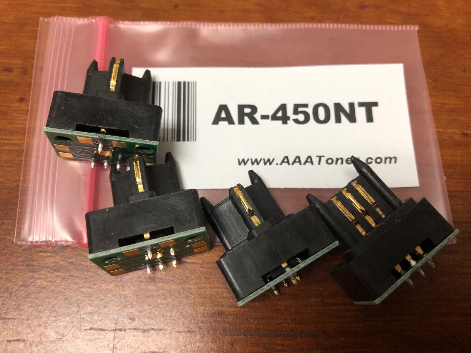(4) AR-450NT Toner Chip for Sharp AR-M350N, AR-M350U, P350, M450U (450NT) Refill