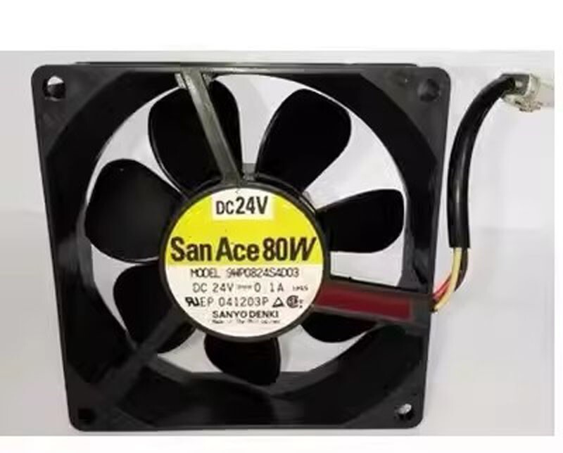 Sanyo 9WP0824S4D03 8025 DC24V 0.1A 8CM Inverter Cooling Fan