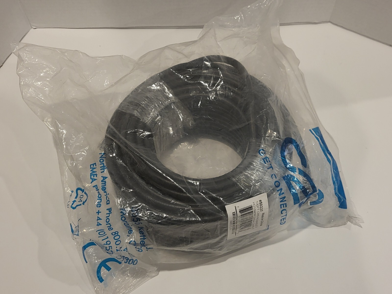 C2G #50220 100ft (30.5m) Select VGA/QXGA Video Cable M/M - In-Wall rated