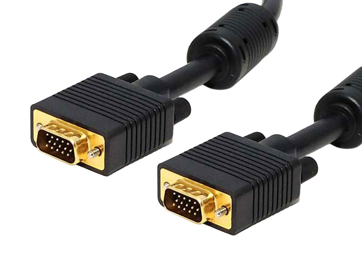 Super VGA M/M Cable - 75 Feet With Ferrites For In-Wall Installation | CL2 Rated
