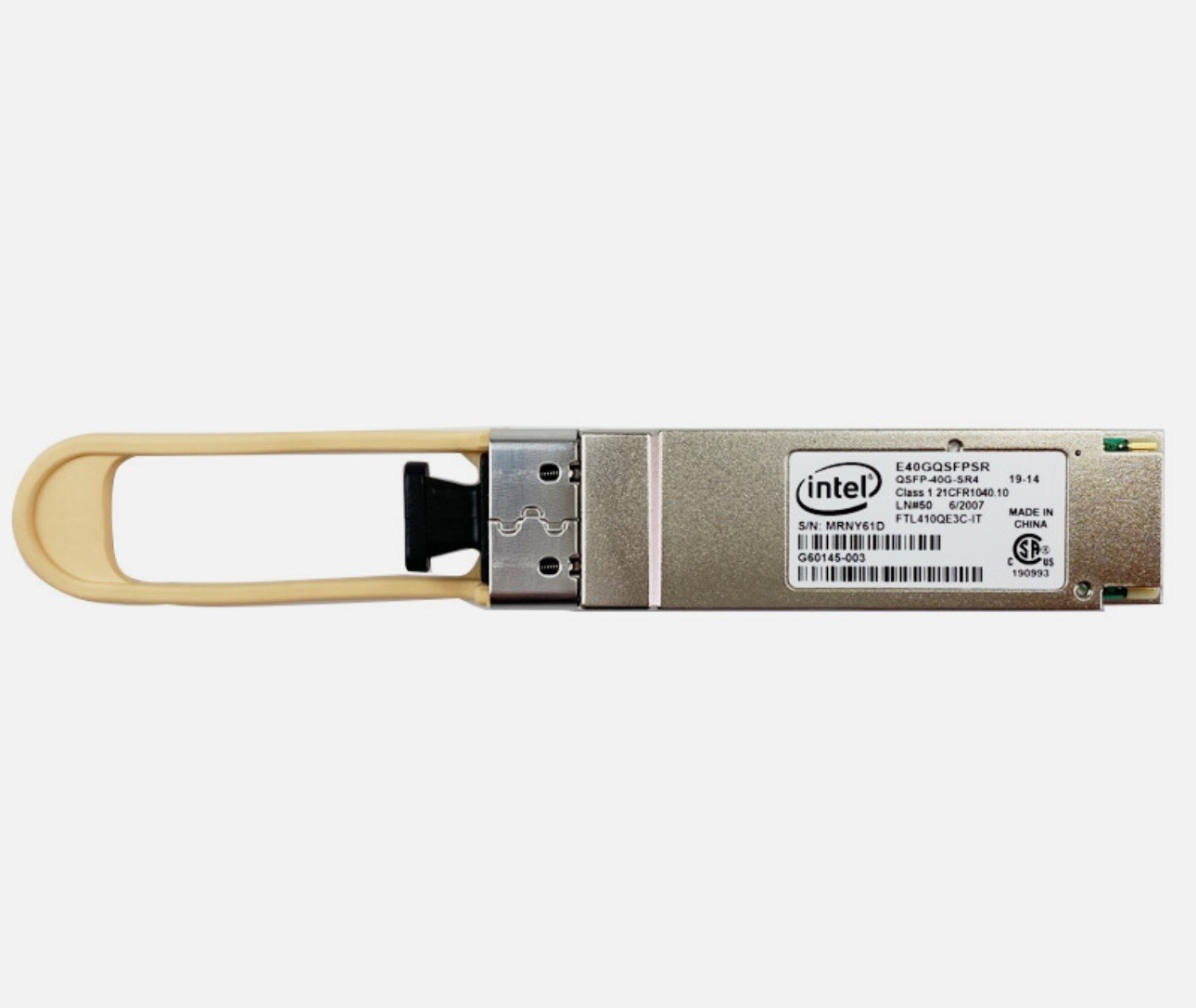 10PCS INTEL E40GQSFPSR QSFP-40G-SR4 FTL410QE2C-IT 40G 150m QSFP+ Transceiver