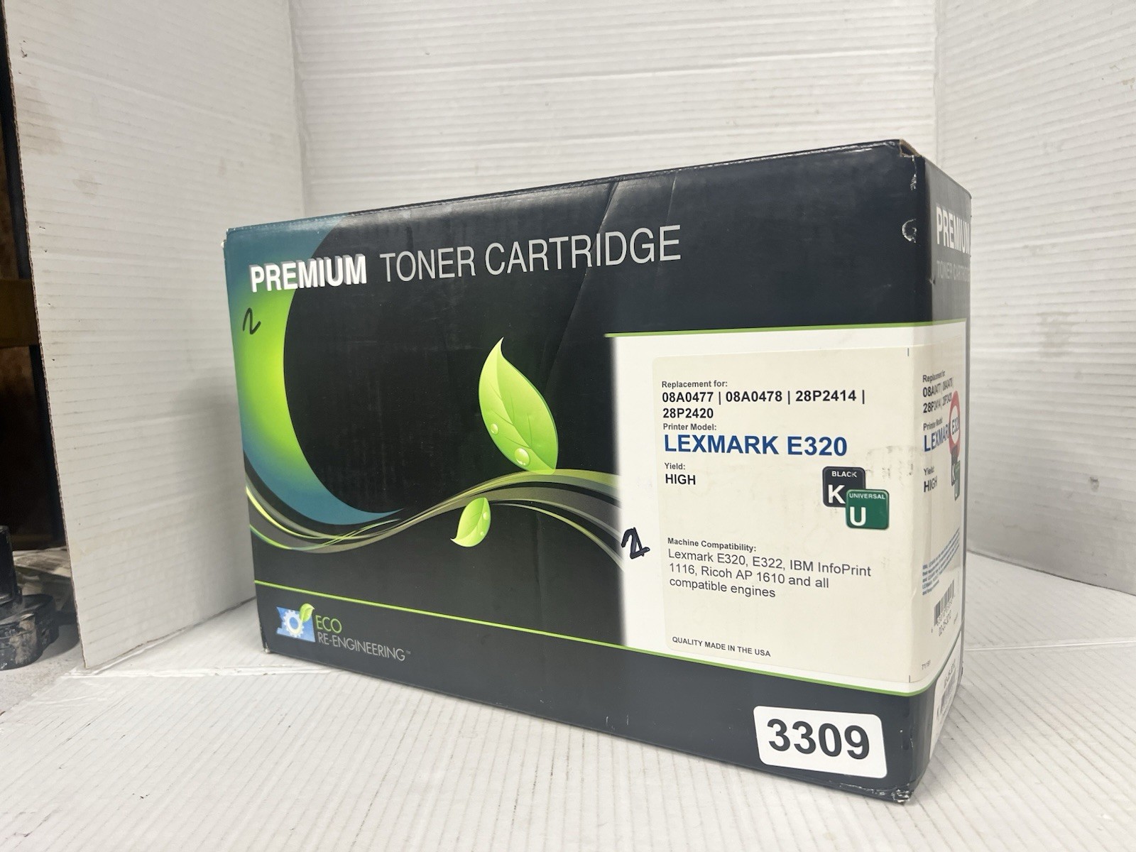 Lexmark High Yield Laser Printer TONER CARTRIDGE 08A0478 12A2260 08A0477 NEW
