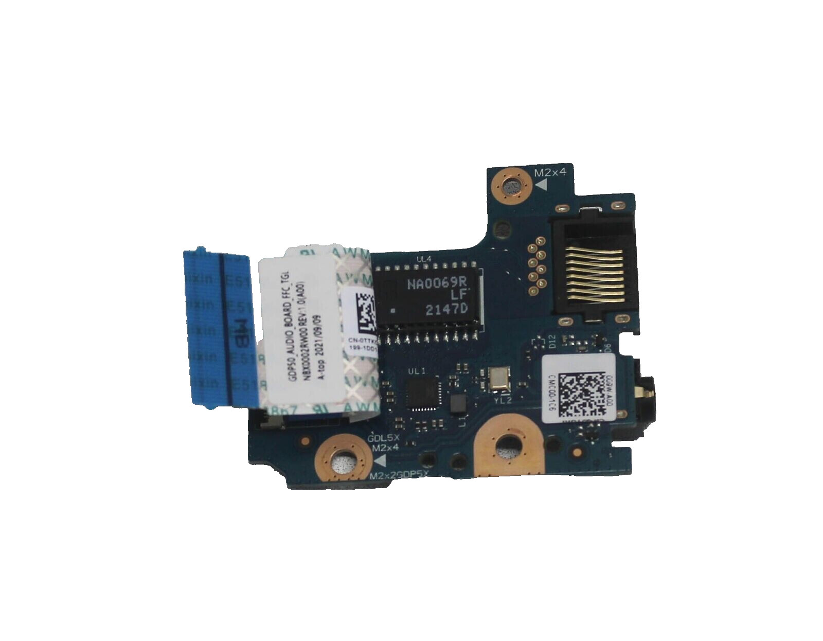 Genuine OEM Alienware 15 R6 USB Audio Board w/ Cable 91GKF LS-K661P