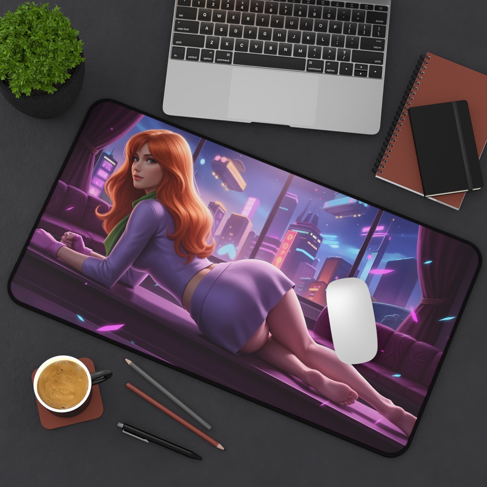 Daphne Blake Desk Mat, Scooby-Doo Desk Pad, Gamer Desk Decor