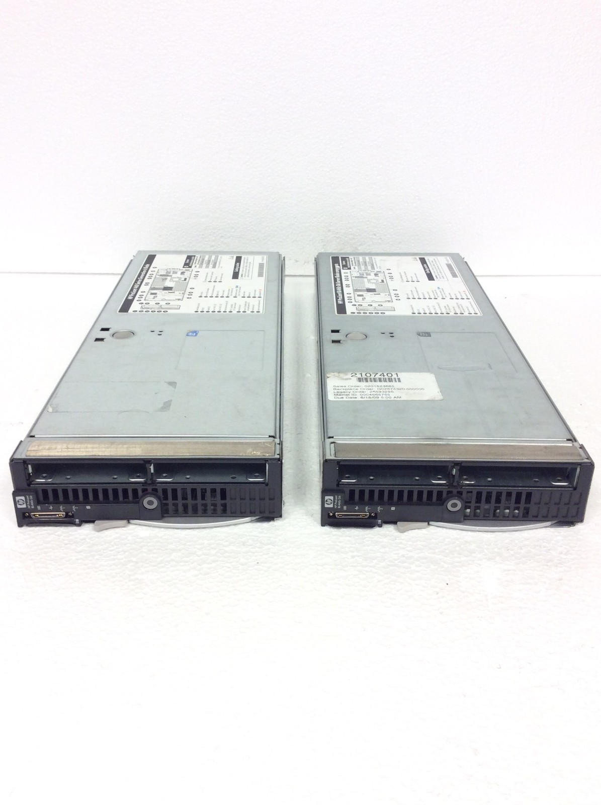 2x HP ProLiant 460 Series Gen 6 Intel Xeon L5506 2.13GHz w/ 8Gb DDR3, No HD