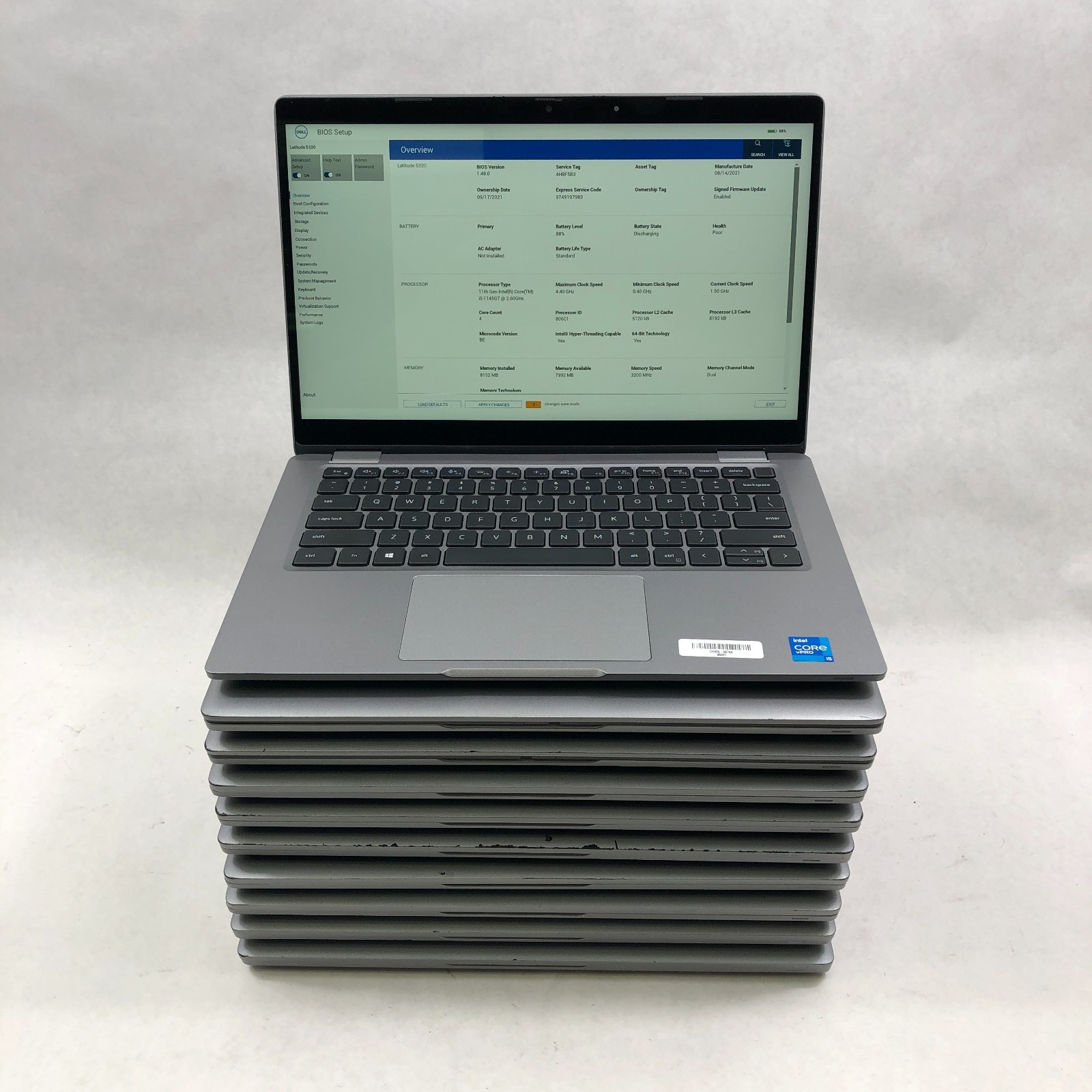 Lot of 10 Dell Latitude 5320 2 in 1 TOUCH Intel Core i5-1135G7 Mixed Specs READ