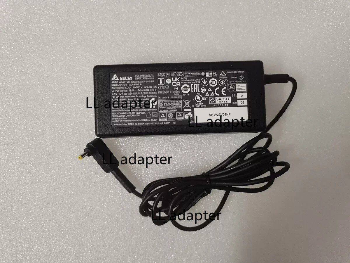 OEM Delta 19V 3.42A For Acer Swift SF314-57 SF314-57G 65W 3.0mm*1.1mm AC Adapter