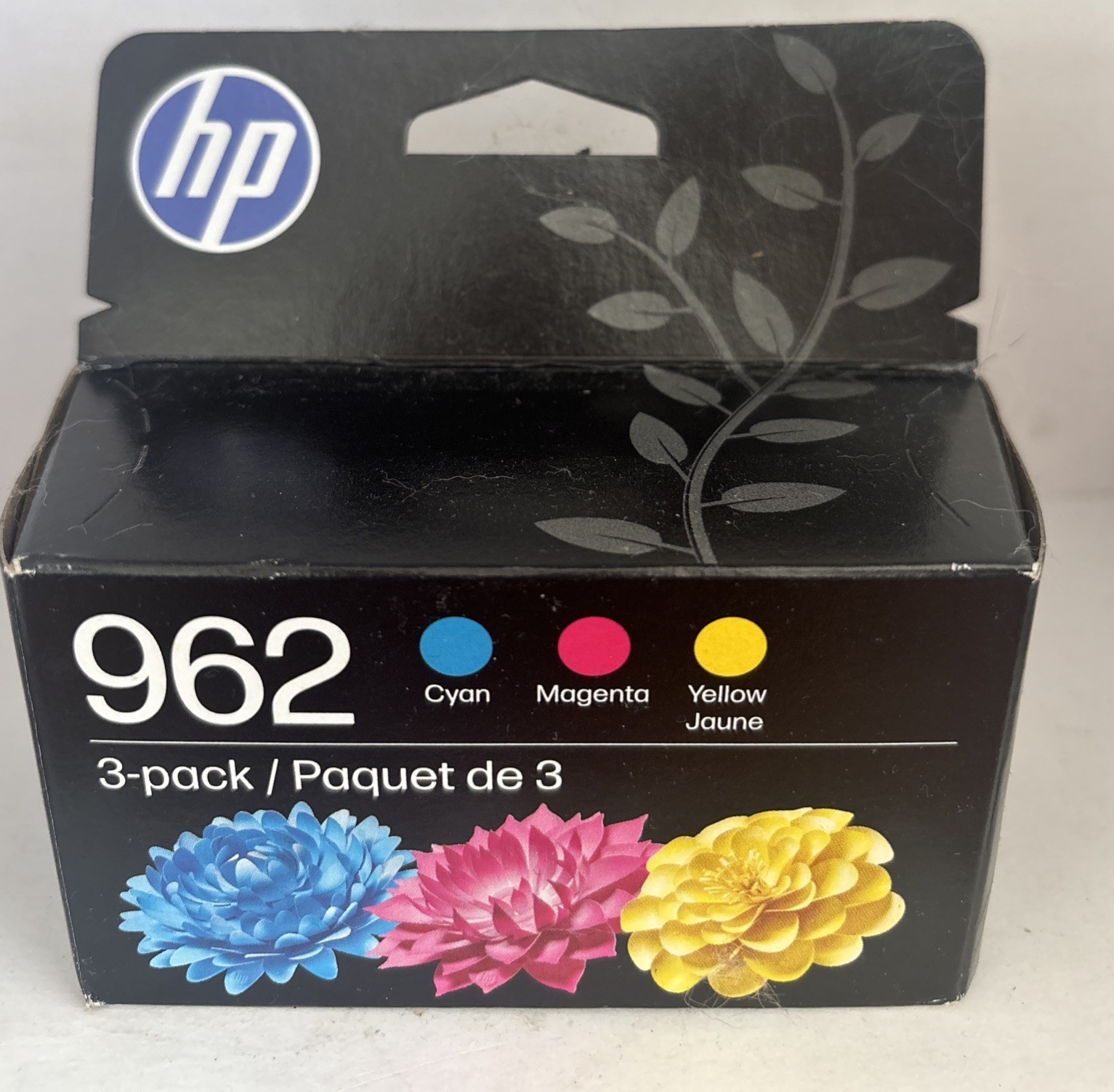 hp 962 cyan magenta yellow ink cartridges 3pack