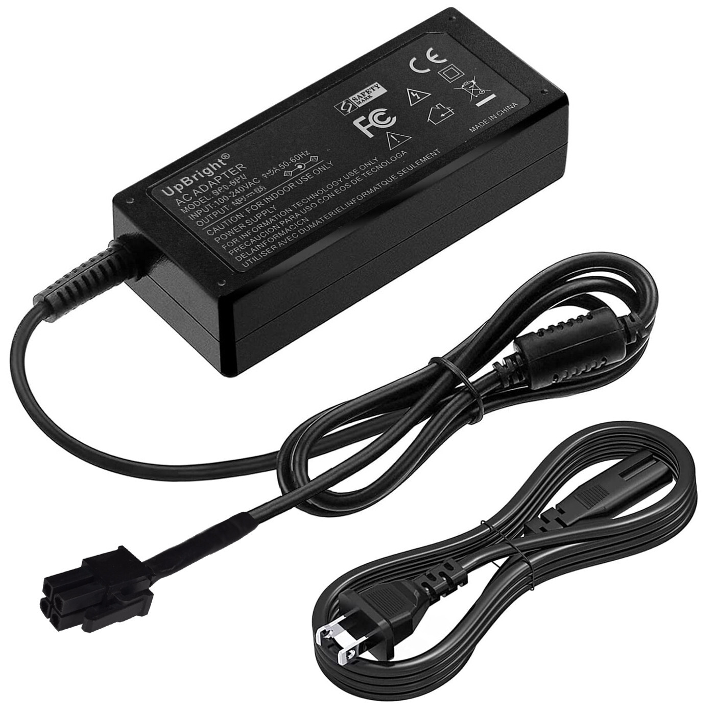 4-Pin AC DC Adapter For MEGA Model: ATS072T-P240 P/N MDS072T-P240 Power Supply