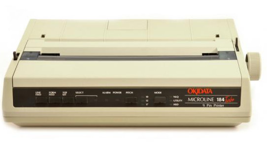 Okidata Microline 184 Turbo Par/Ser Complete Dot Matrix Printer Re Conditioned