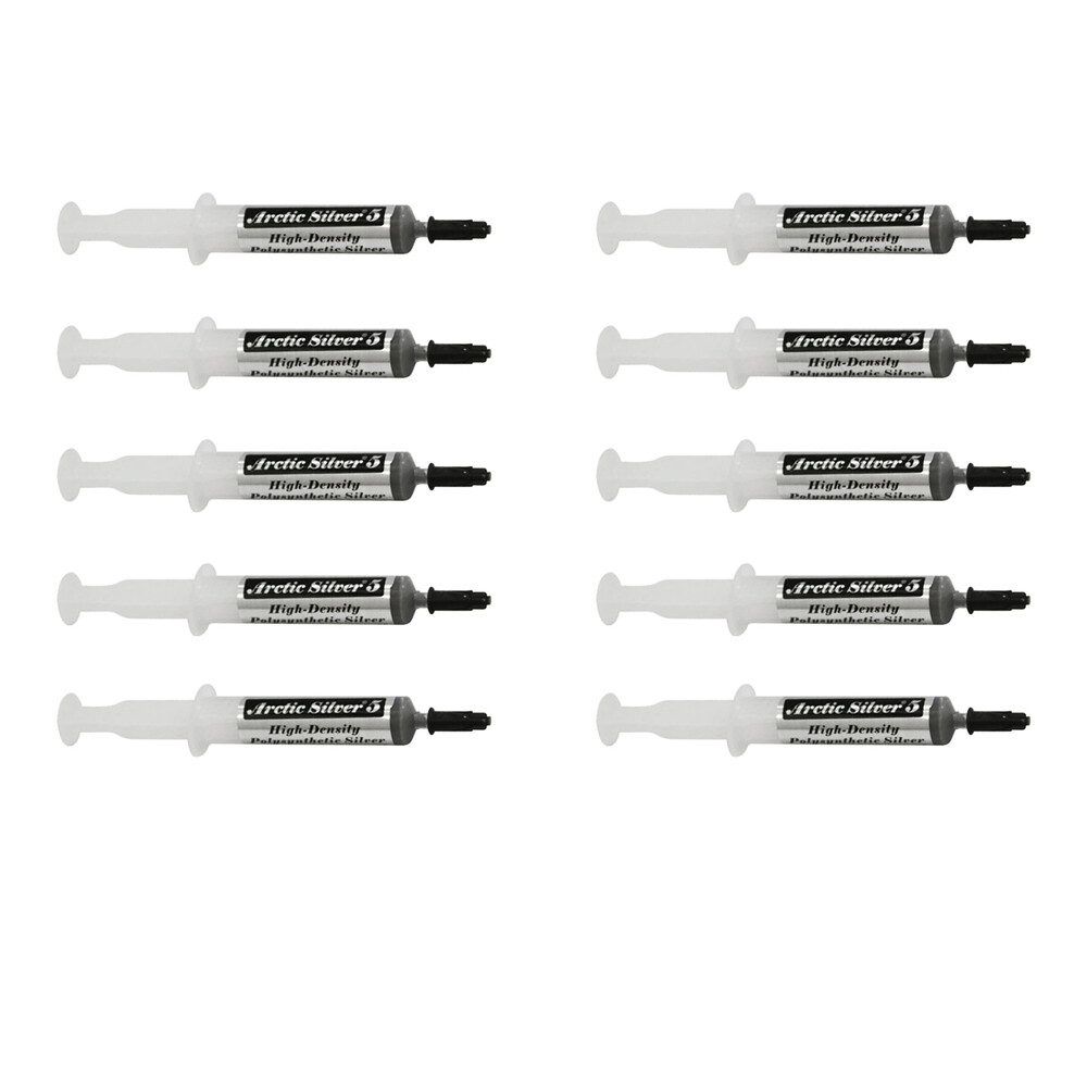 Arctic Silver 5 High-Density Polysynthetic Thermal Compound AS5-12G (Pack of 10)