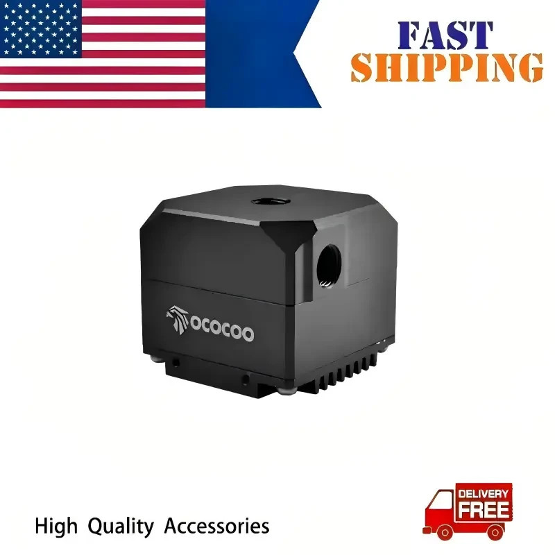 OCOCOO 12V Water Cooling Pump G1/4 Aluminum Quiet for PC Liquid Cooling