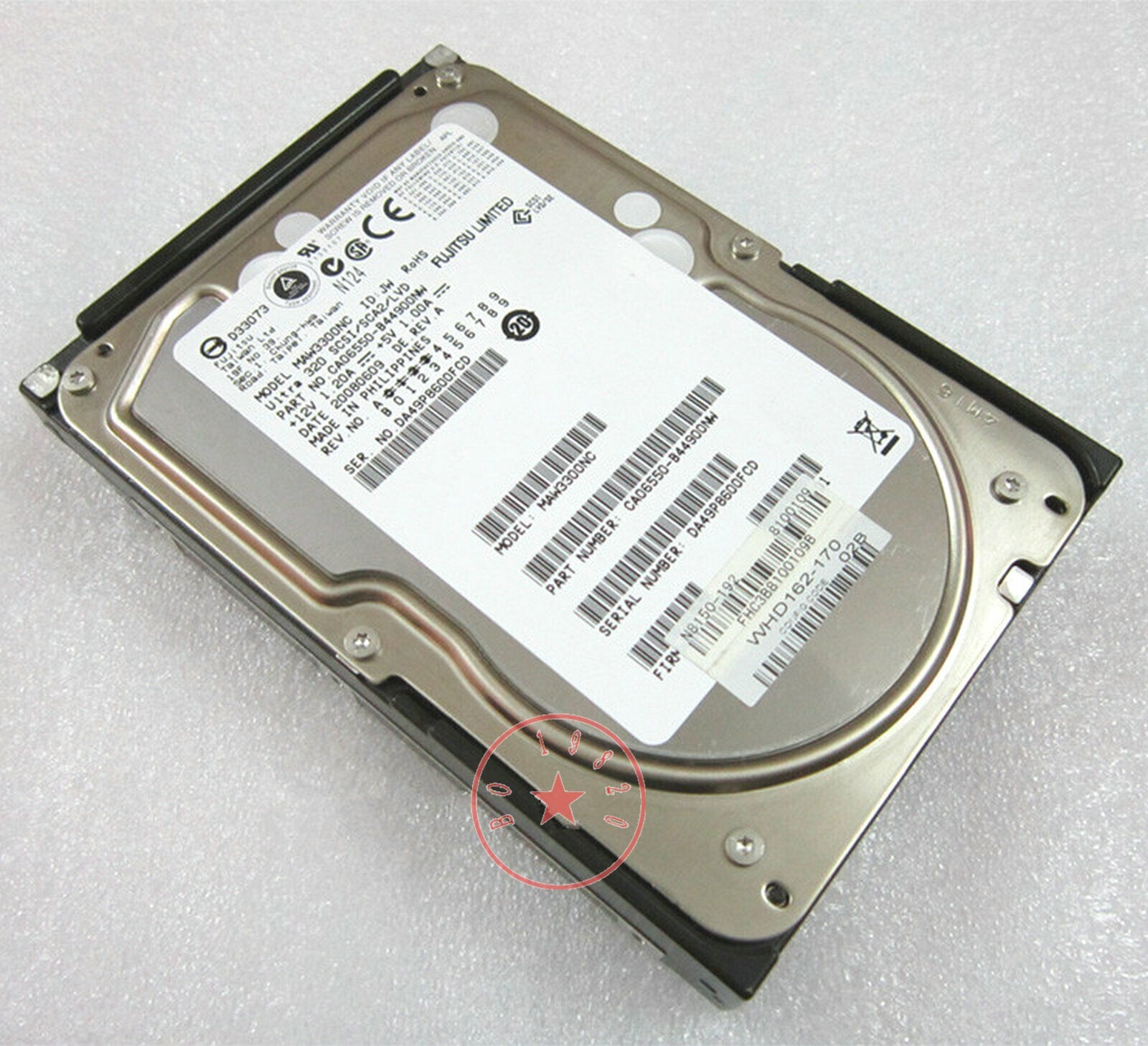 FUJITSU MAW3300NC 300GB 10K U320 SCSI HARD DRIVE