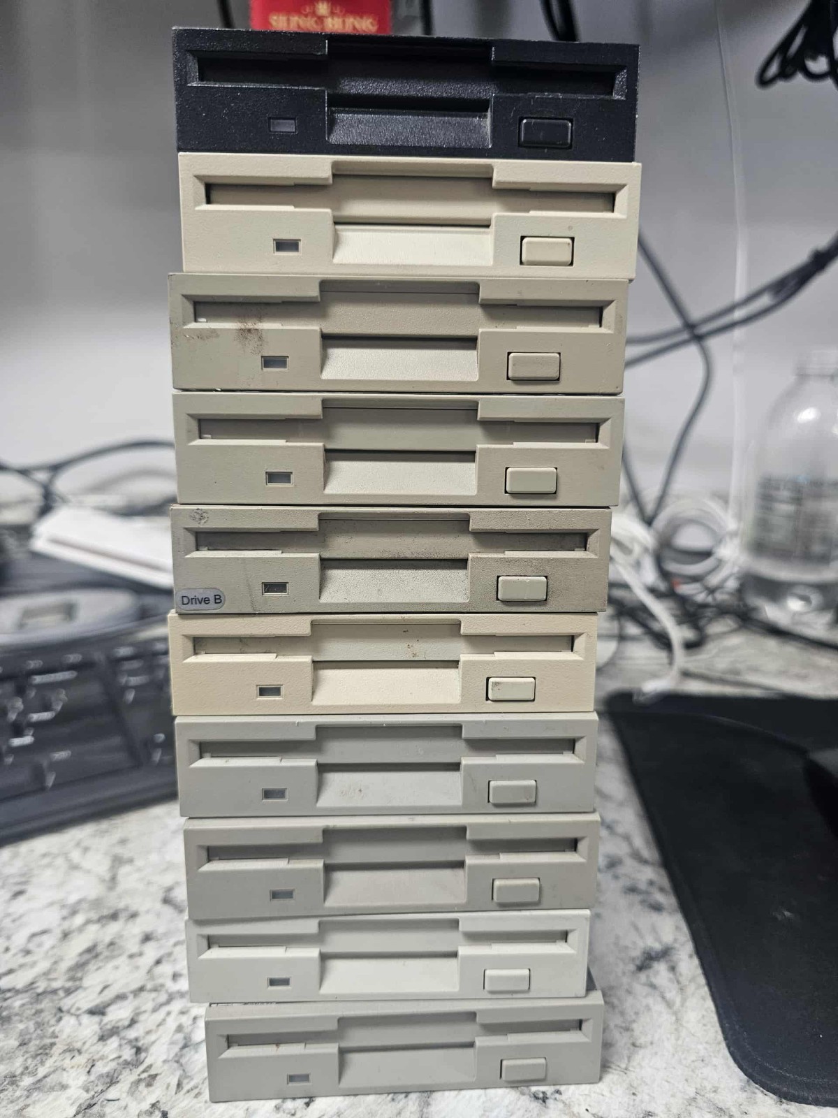 10x Mix TEAC FD-235HF / HQ 3.5 Inch 1.44 MB Internal Floppy Disk Drive Vintage