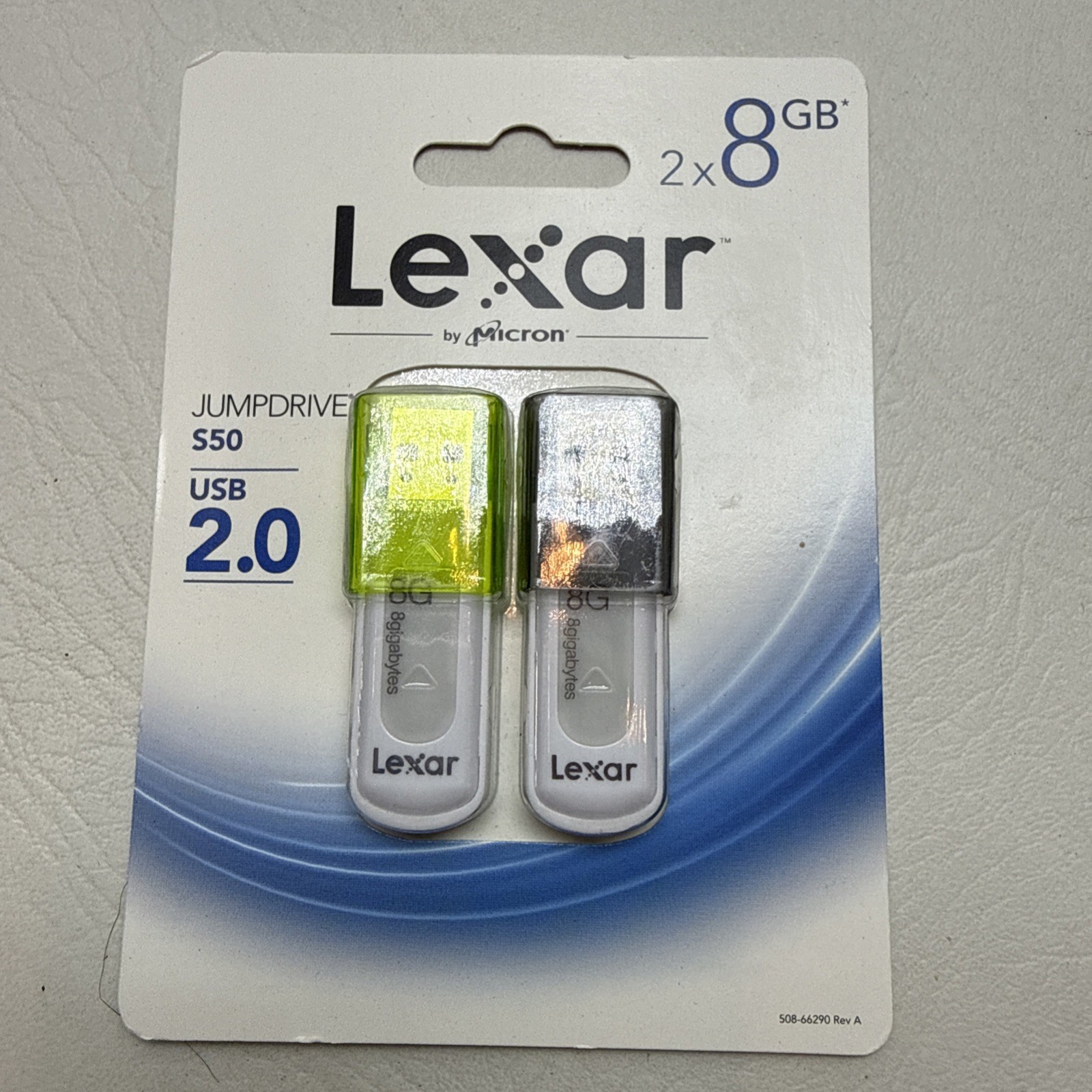 NEW Lexar 8 GB 2X = 16GB Jump Drive USB 2.0 