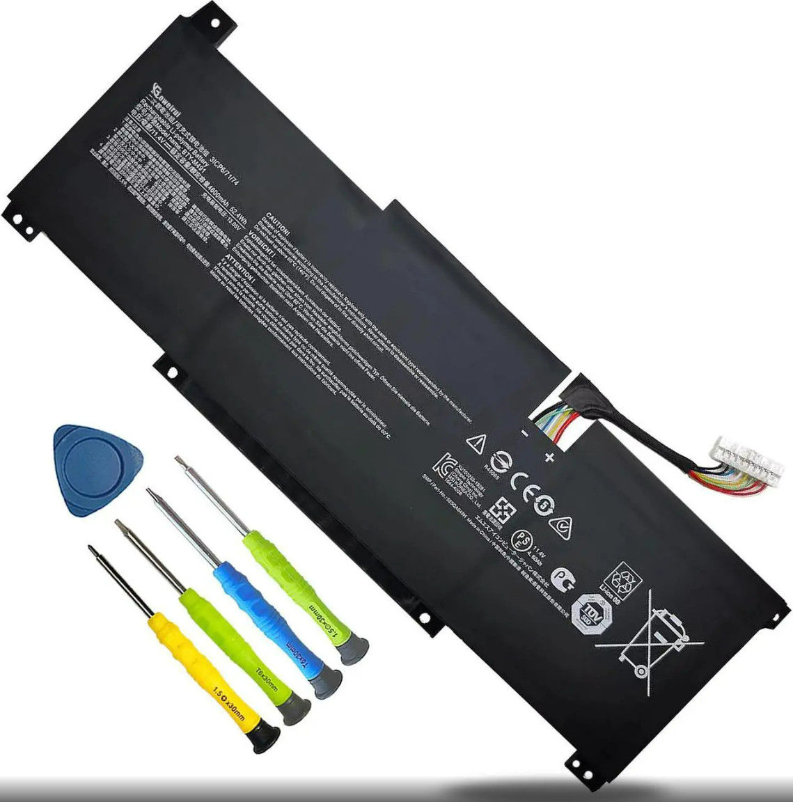 BTY-M491 Laptop Battery for MSI Modern 15 A10M A10M-028DE A10RAS A10RB A10RD