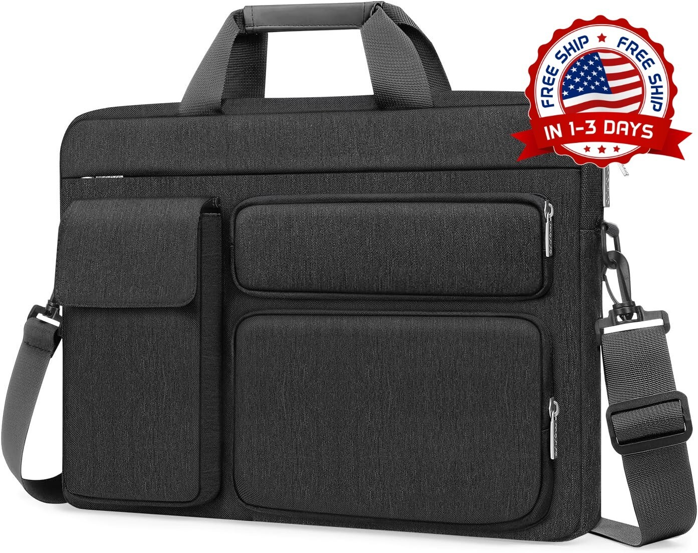 Bolso de hombro para portátil de 17.3inch Estuche de transporte para computadora
