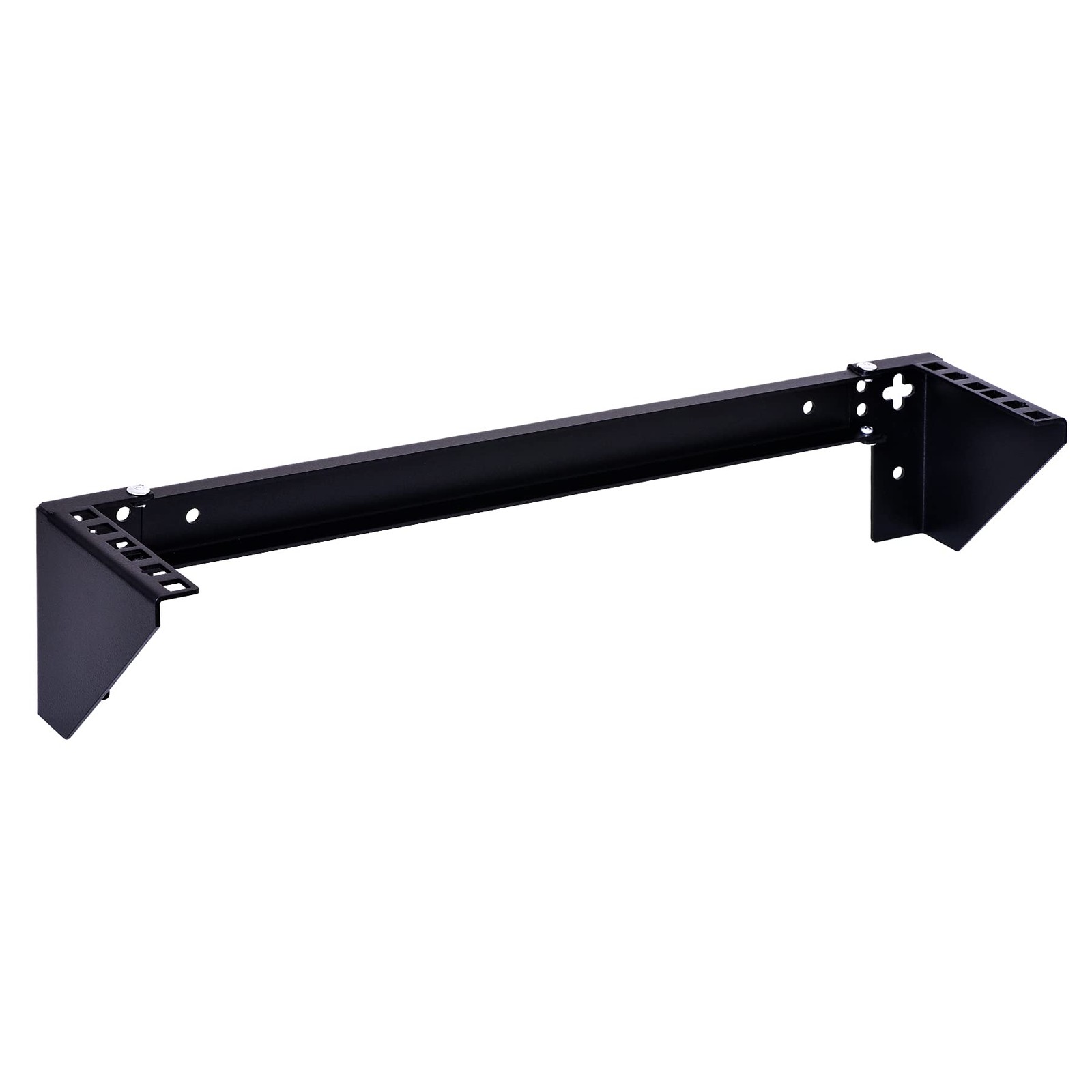 2U Vertical Wall Mount Rack Heavy Duty 125lbs Capacity Bracket
