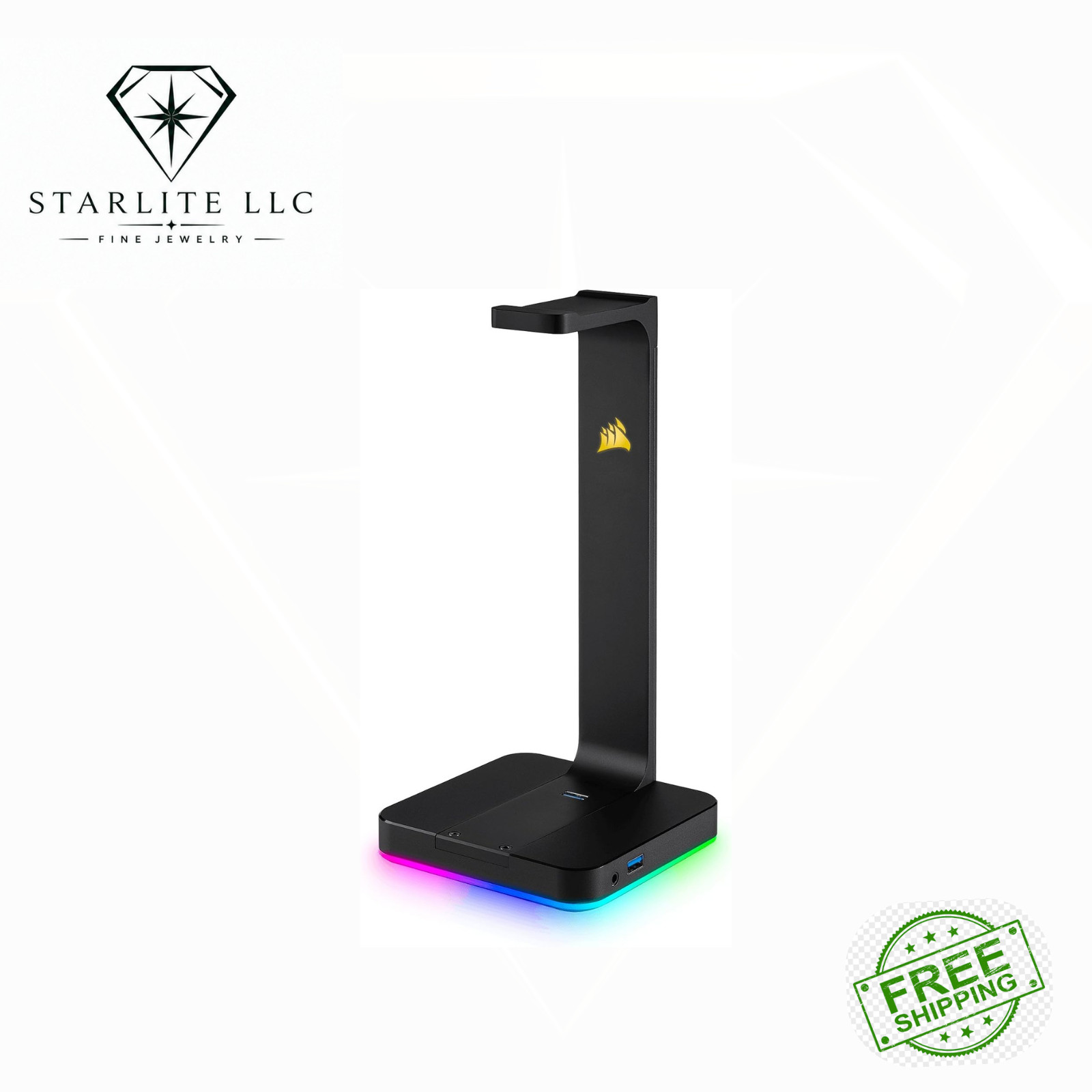 Corsair ST100 RGB Premium Headphones/Headset Stand (Durable Aluminium Constructi