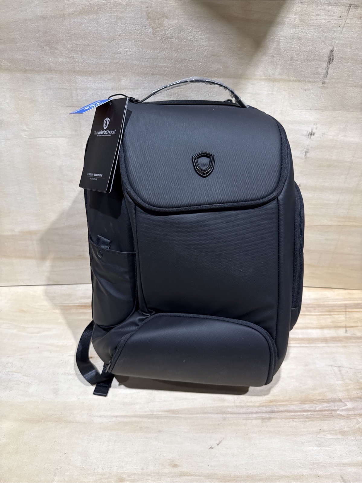Traveler's Choice Breenon TC00066 19" Laptop Backpack USB Port Travel Bag NWT