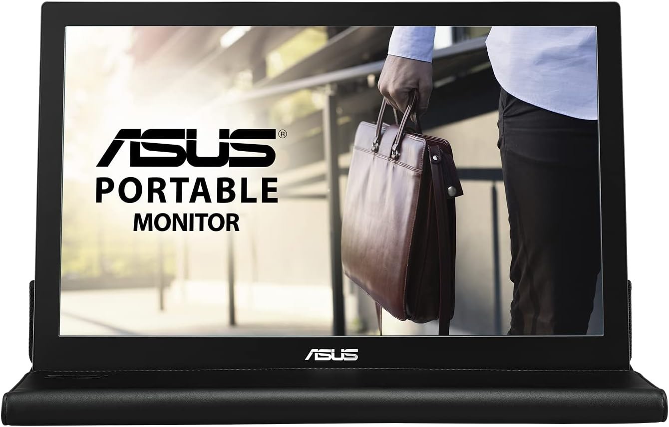 ASUS MB169B+ 15.6 Inch Full HD 1920 x 1080 IPS USB, Portable Monitor - Black / S