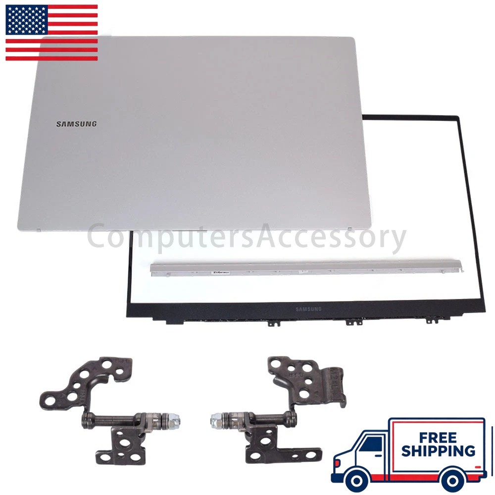 LCD Back Cover+Hinge+Bezel+Hinge Cover For Samsung Galaxy Book NP750XDA NP750TDA