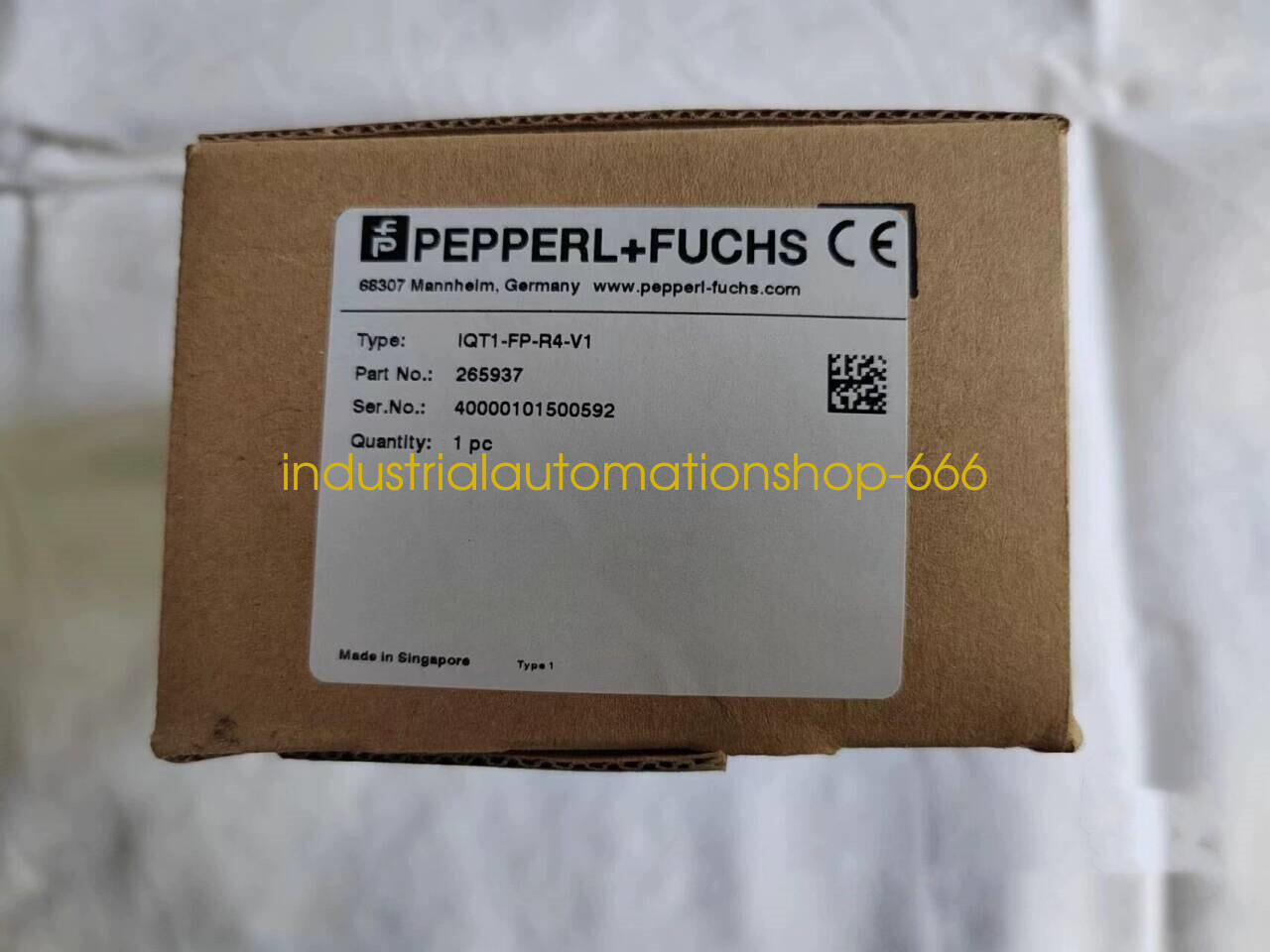 1PC NEW PEPPERL+FUCHS IQT1-FP-R4-V1 265937 sensor Via DHL or FedEX