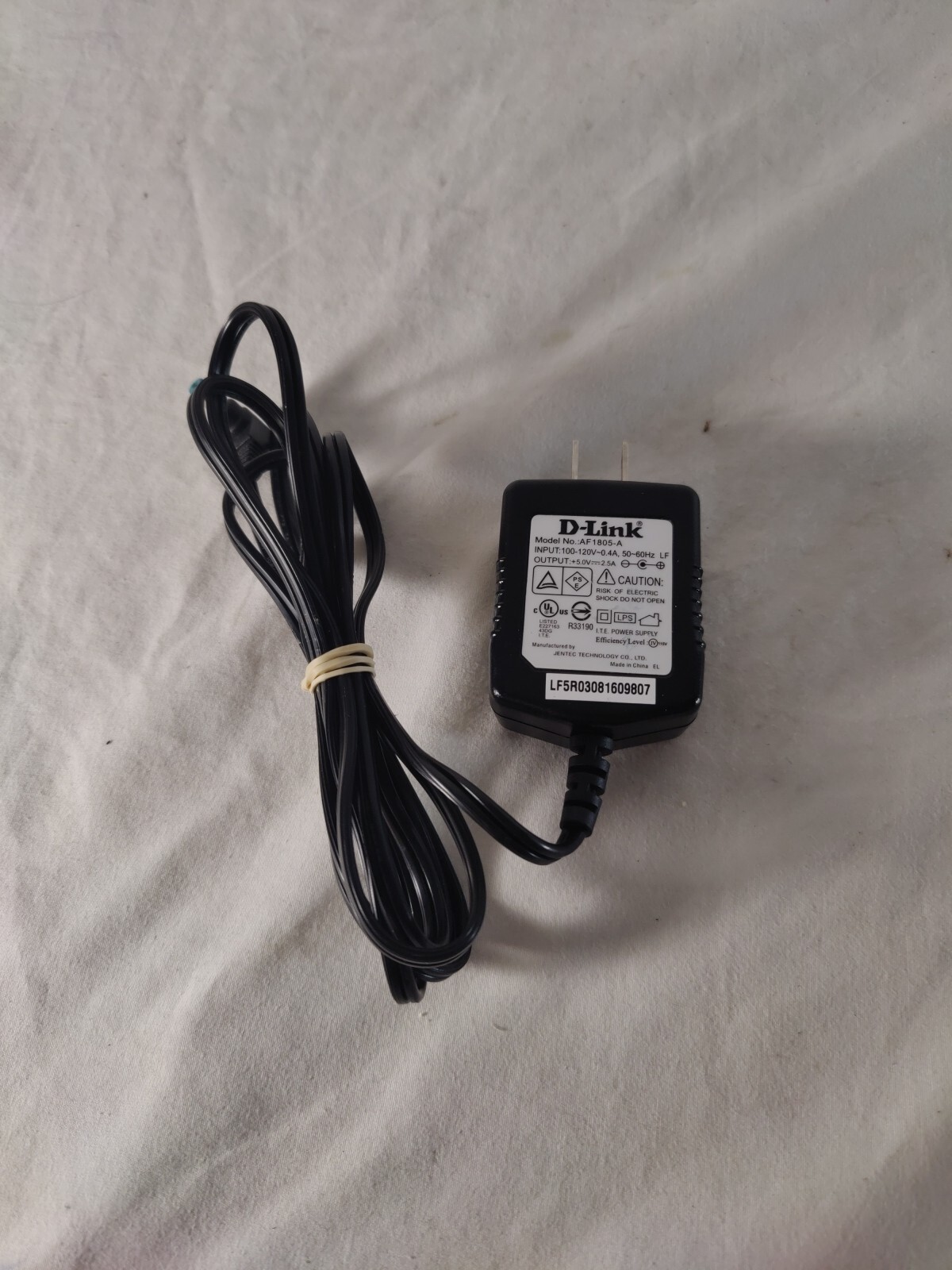 OEM D-LINK  AF1805-A AC ADAPTER  DC 5 V 2.5 A FOR MODEM ROUTER DSL-520B