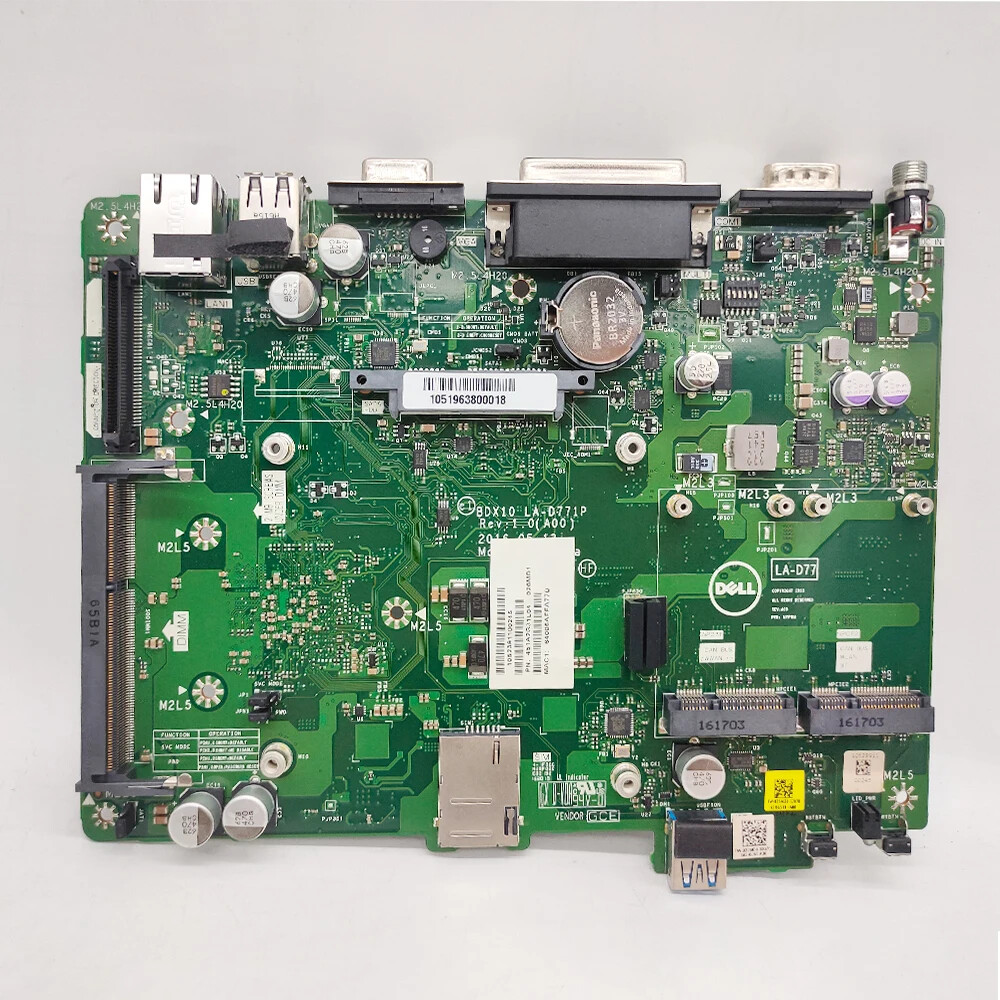FOR Dell Embedded Box PC 3000 BDX10 LA-D771P CN-026MD1 AIO Motherboard